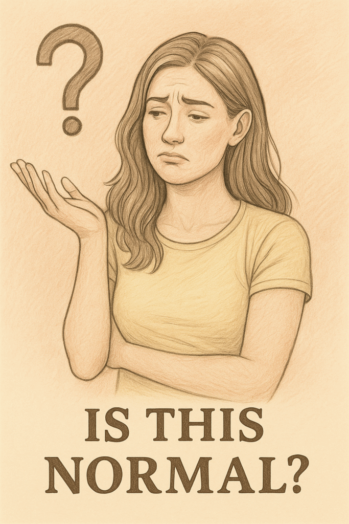 Illustration of woman asking if carnivore diet side effects are normal